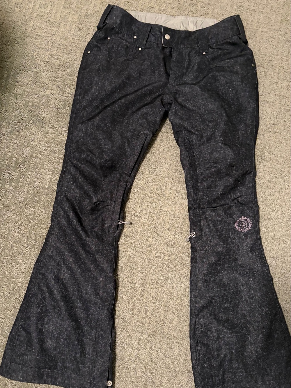 Betty Rides Snow Pants in Black Size Medium